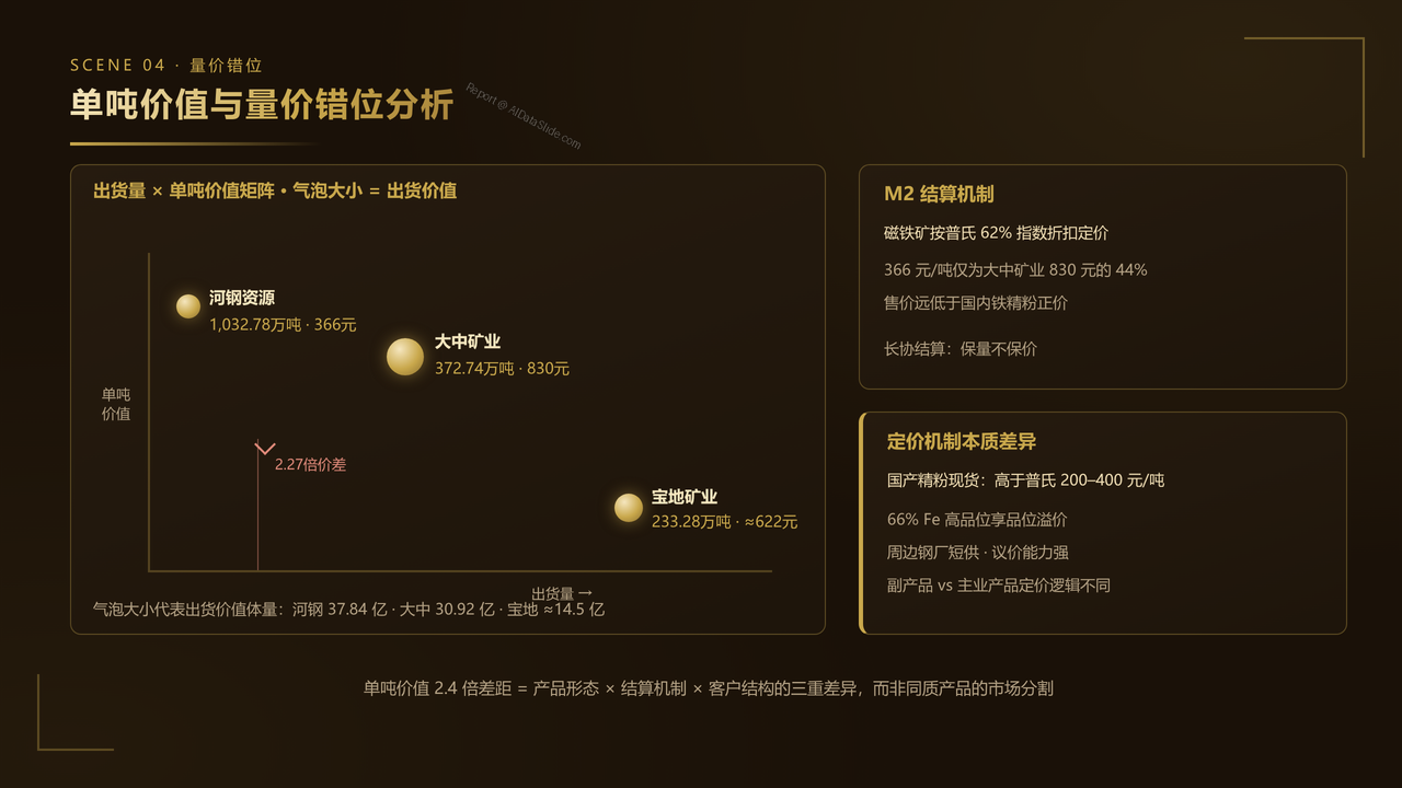 中国铁矿产业2025财年出货量与出货价值对比分析报告 - 单吨价值与量价错位分析