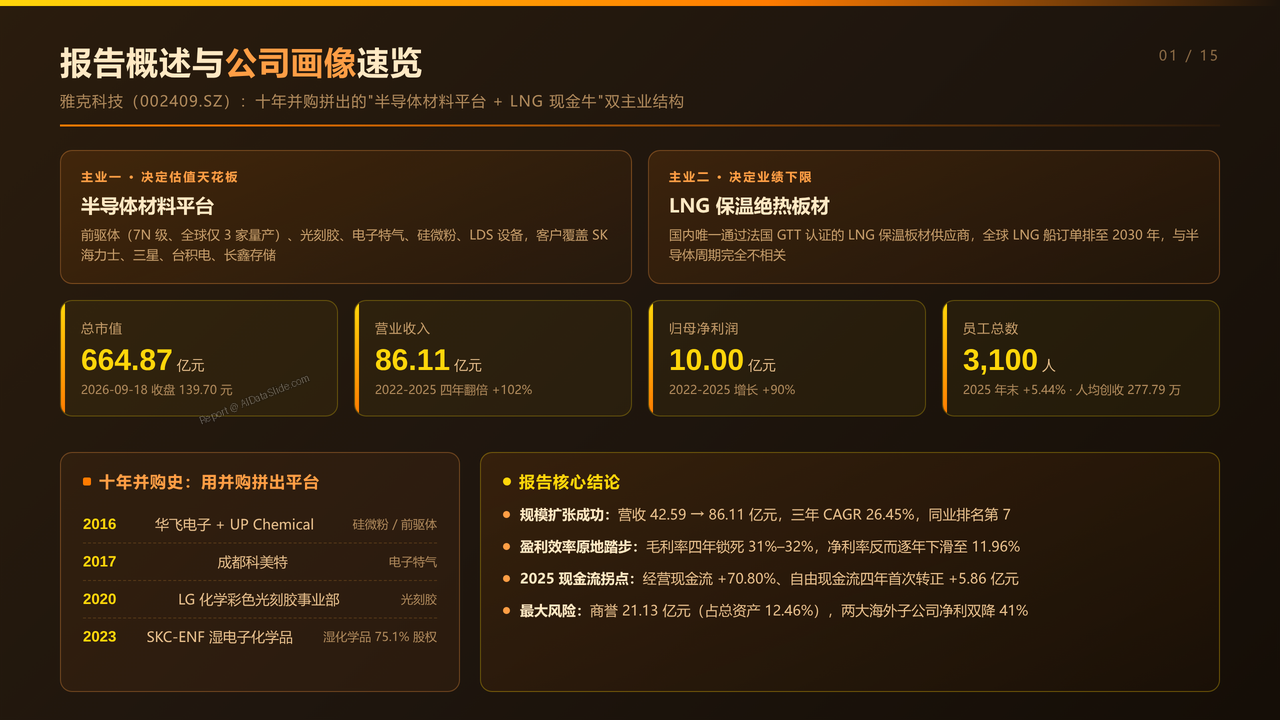 雅克科技（002409）最近四年财报数据对比分析-2022-2025分析报告 - 报告概述与公司画像速览